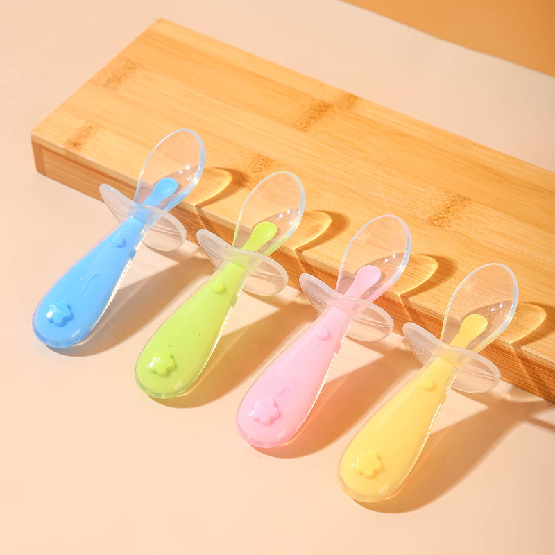 Baby Food Feeder - 아기 실리콘 스푼, 아기 쌀 페이스트