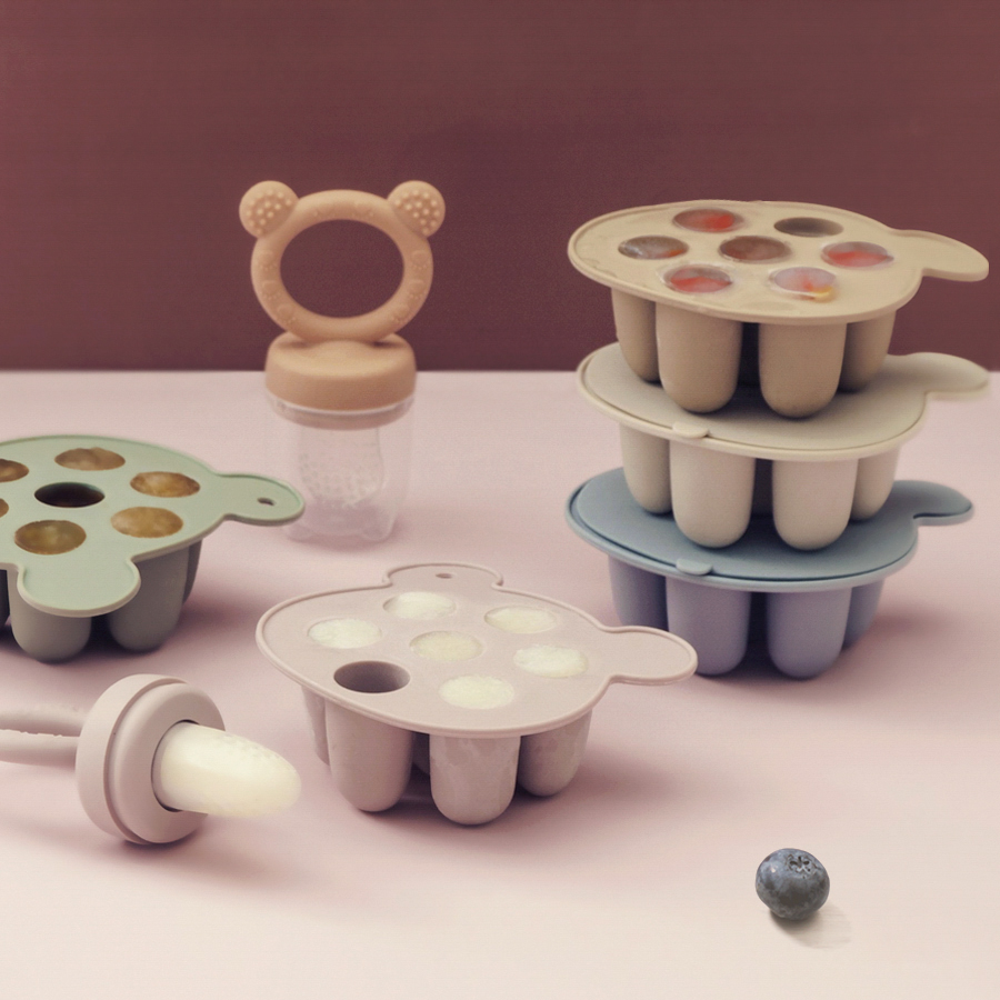 Baby Food Feeder - 아기 아이스크림 실리콘 몰드 아이스크림 메이커