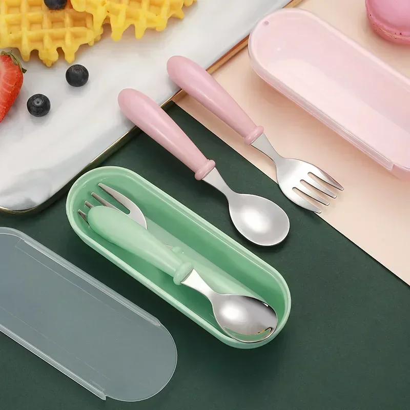304 스테인리스 스틸 소재의 어린이용 식기 세트, 내 - Baby Food Dispensing Spoon 리뷰 및 가격