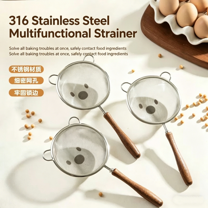 미세 필터 스트레이너, 새로운 304 나무 손잡이, 이 - Baby Food Strainer 리뷰 및 가격