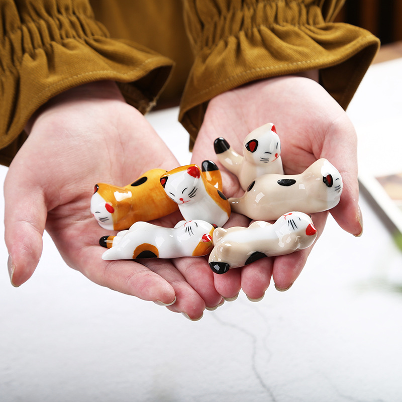 5 개/대 젓가락 나머지 젓가락 베개 귀여운 고양이 젓 - Weaning Spoon Set 리뷰 및 가격