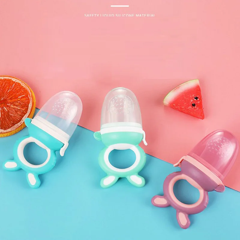 손잡이 링이 있는 토끼 모양 아기 과일 피더 3개/세트 - Mesh Feeder Bag 리뷰 및 가격