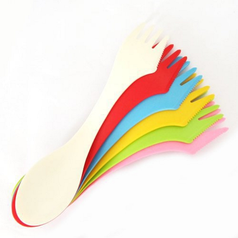 6PCS 3-in-1 캠핑 식기 세트 - 캠핑 하이킹  - Weaning Spoon Set 리뷰 및 가격