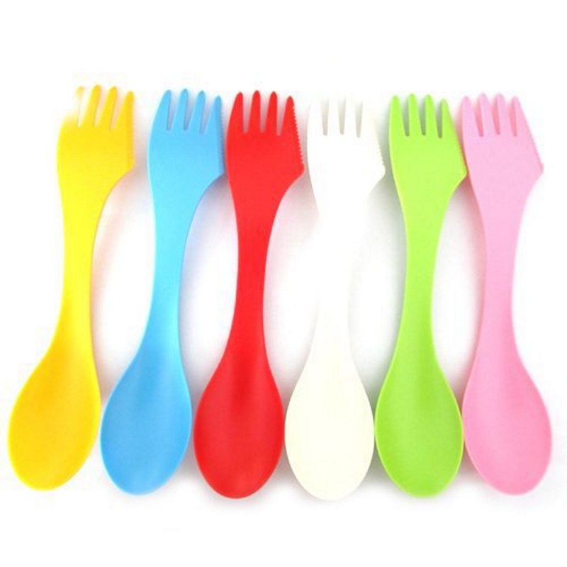 6PCS 3-in-1 캠핑 식기 세트 - 캠핑 하이킹  - Weaning Spoon Set 리뷰 및 가격