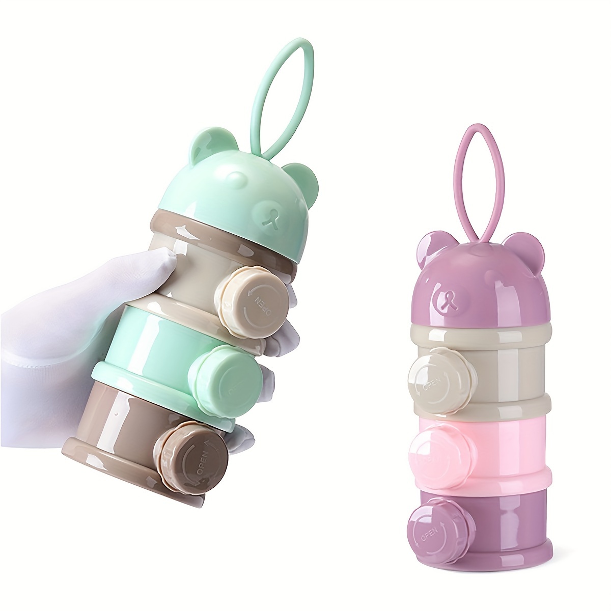 스트랩이 있는 대용량 아기 분유 용기, 분유 디스펜서, - Puree Baby Food 리뷰 및 가격