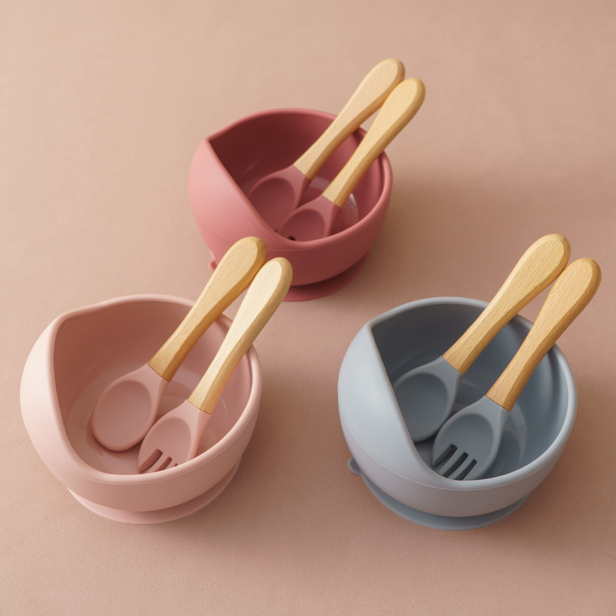 3Pcs 실리콘 아기 먹이 그릇 세트 아기 학습 요리  - Baby Food Dispensing Spoon 리뷰 및 가격