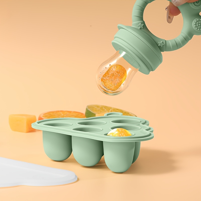 2pcs/1pc 뚜껑이있는 미니 베이비 과일 야채 냉동 - Baby Food Feeder 리뷰 및 가격