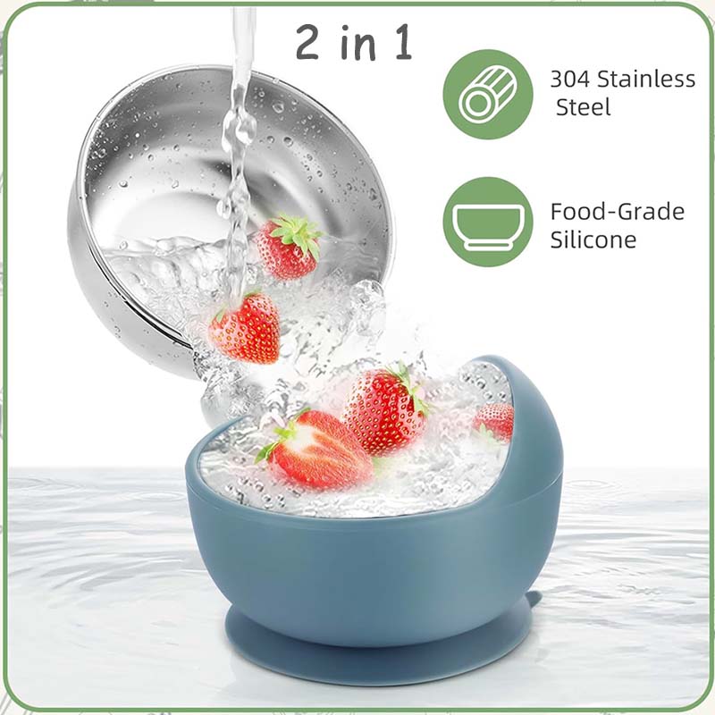 3Pcs 세트 숟가락으로 아기 먹이 그릇 스테인레스 스 - Baby Food Dispensing Spoon 리뷰 및 가격
