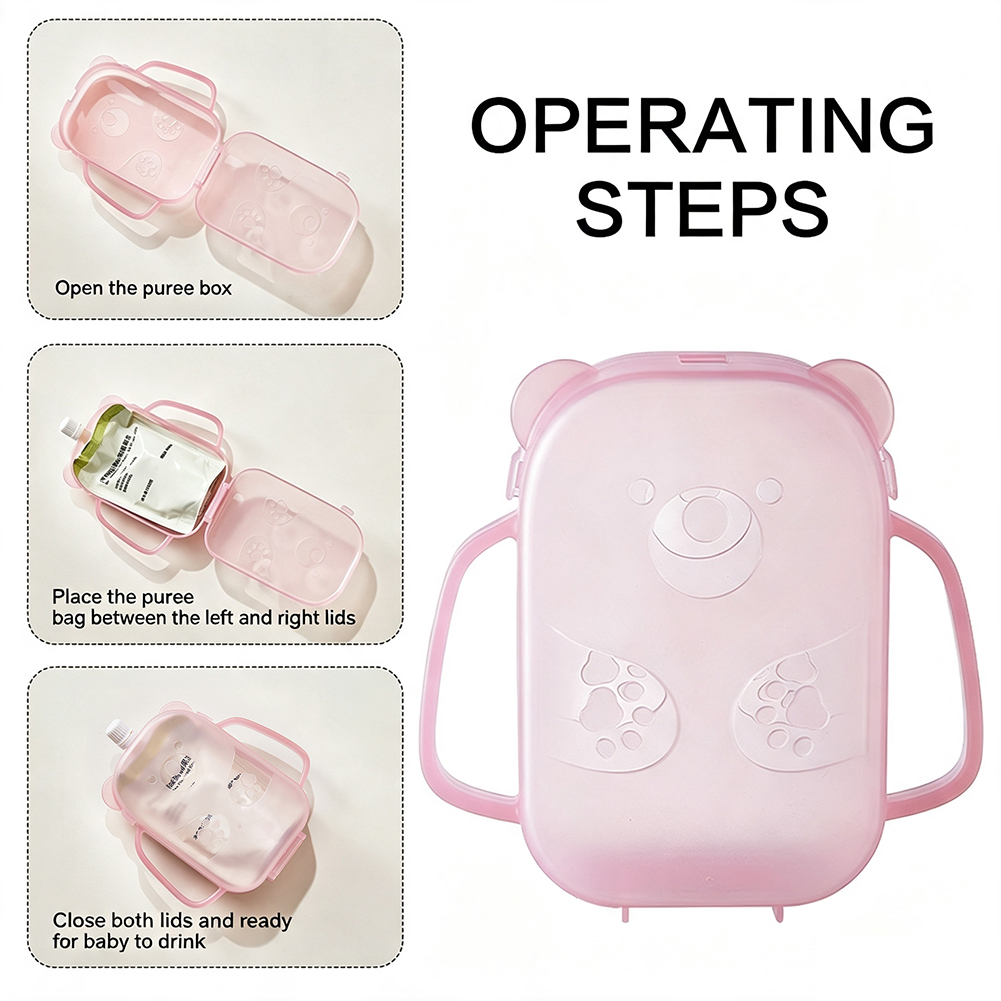 짜기 증거 주머니 홀더 식품 주머니 아기 보완 식품 먹 - Baby Food Options 리뷰 및 가격