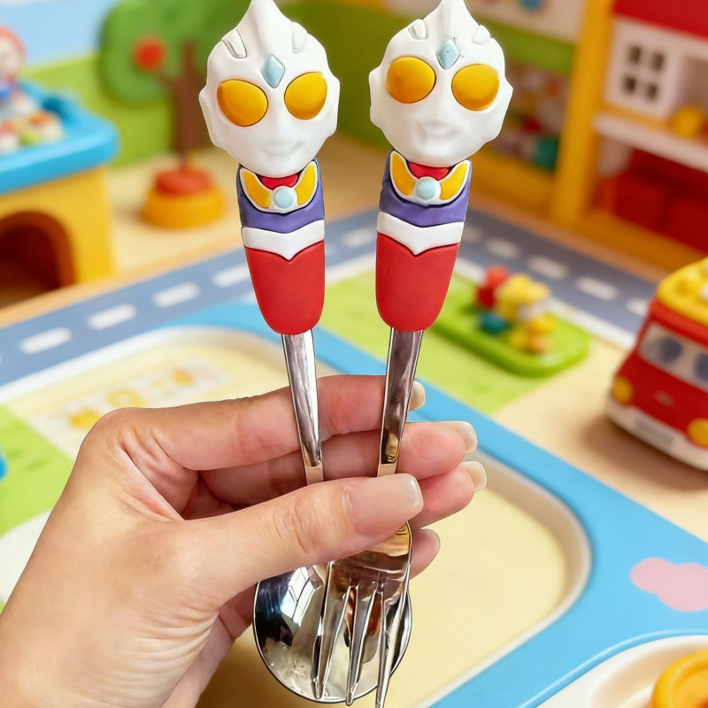 애니메이션 주변기기 휴대용 식기 포크와 스푼 세트 귀여 - Weaning Spoon Set 리뷰 및 가격