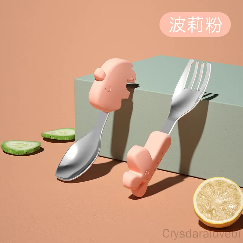 1setElephant 짧은 포크 스푼 세트 아기 훈련 - Baby Food Japan 리뷰 및 가격
