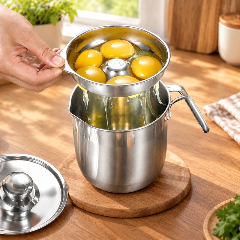 304 스테인리스 스틸 재질의 계란 노른자 분리기 및  - Baby Food Strainer 리뷰 및 가격