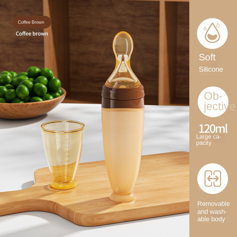 안전한 유용한 실리콘 아기 젖병, 숟가락 식품 보충제, - Baby Food Dispensing Spoon 리뷰 및 가격