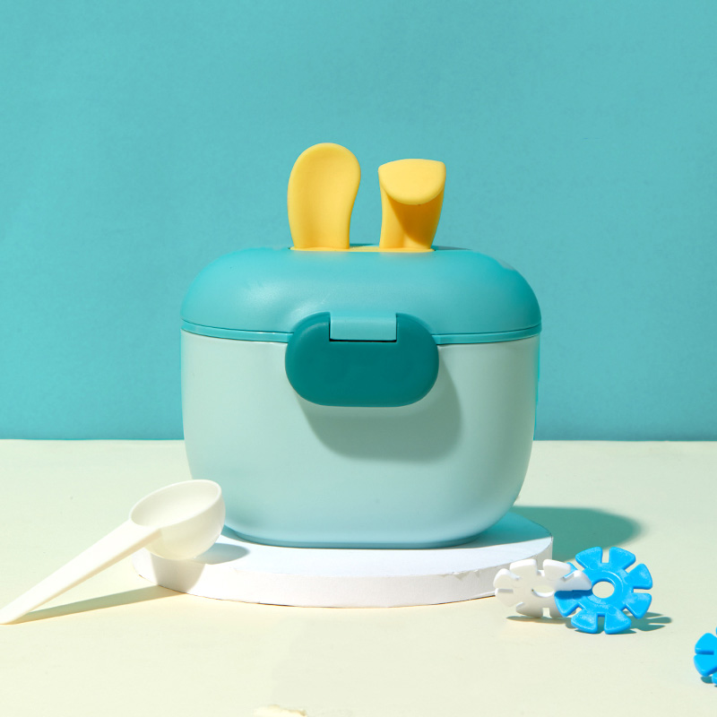 새로운 실리콘 토끼 귀 분유 디스펜서, 분유 용기, 매 - Baby Food Dispensing Spoon 리뷰 및 가격