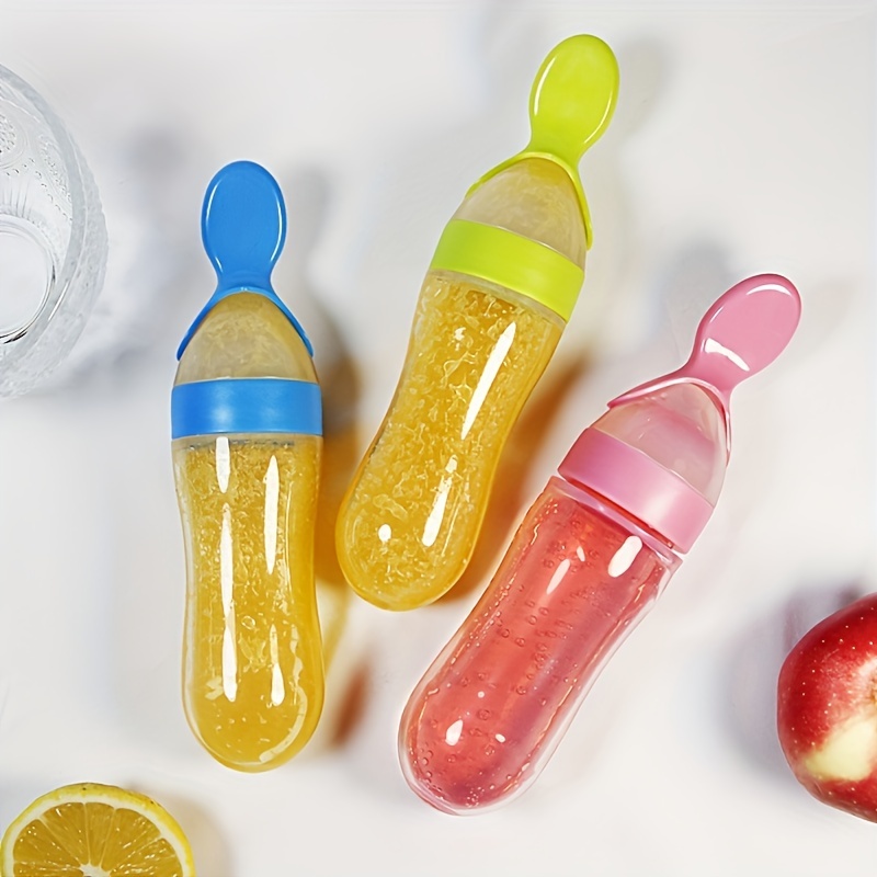 아기 수유용 실리콘 젖병과 스푼, 3온스 음식 디스펜싱 - Baby Food Dispensing Spoon 리뷰 및 가격