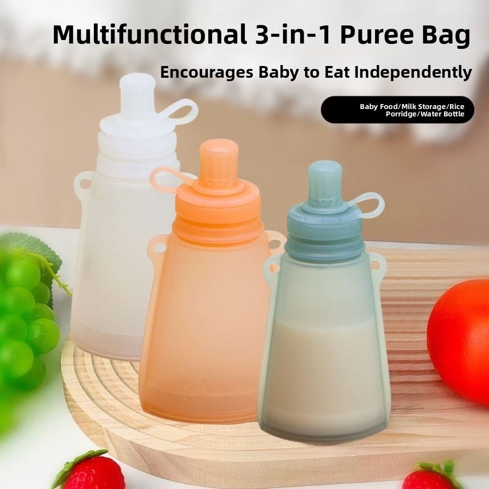 BPA가 없는 실리콘 소재의 아기용 이유식 파우치, 내 - Baby Food Pouches Reusable 리뷰 및 가격