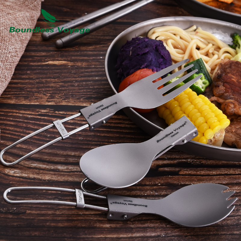 무한 항해 티타늄 캠핑 식기 접이식 스푼 스포크 포크  - Weaning Spoon Set 리뷰 및 가격