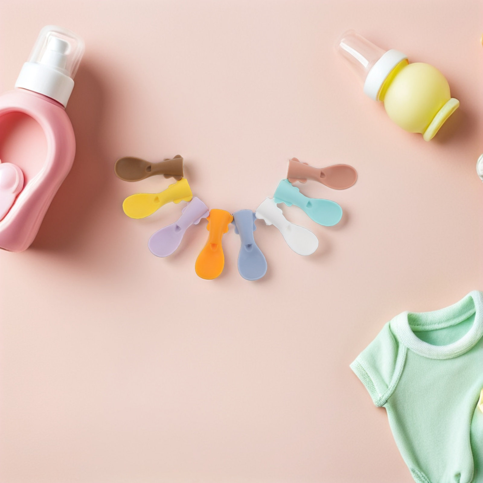 8개입 실리콘 식품 포장용 스푼, 재사용 가능, 아기용 - Baby Food Pouches Reusable 리뷰 및 가격
