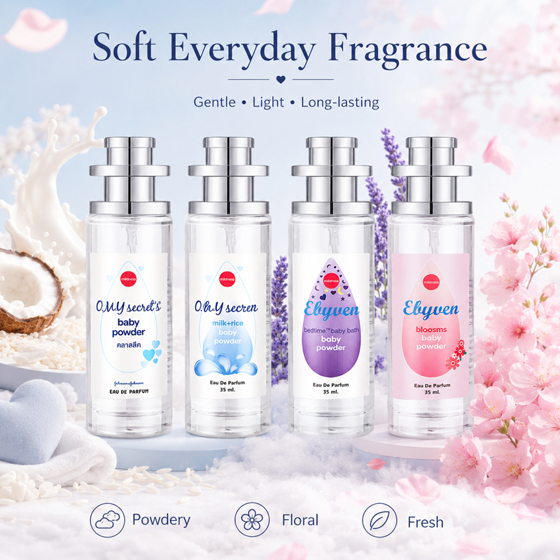 2개입 35ml 여성용 베이비 파우더 향수, 오래 지속 - Puree Baby Food 리뷰 및 가격