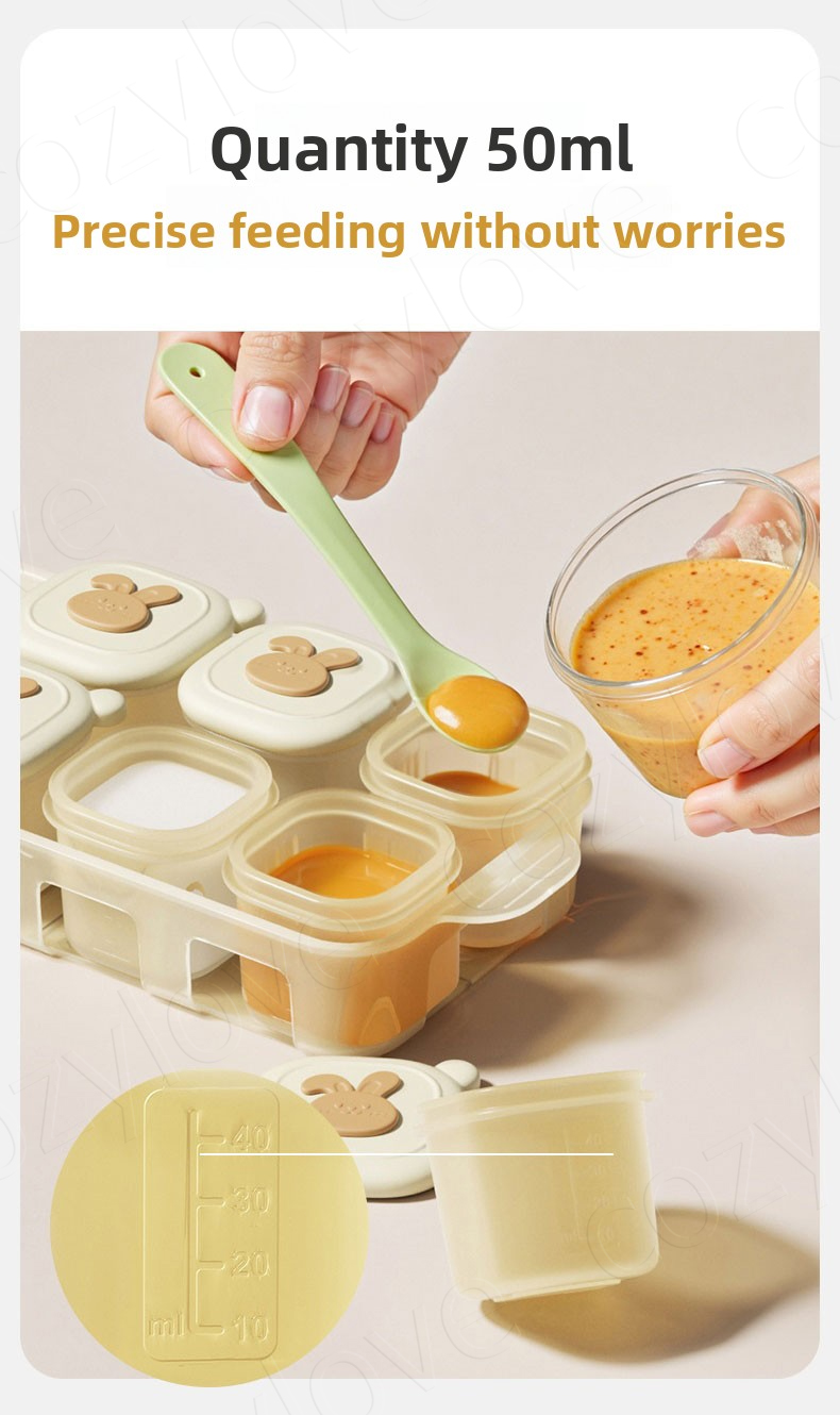휴대용 이유식 냉동 트레이 (4/8개 적층형 용기 포함 - Baby Food Pouches Reusable 리뷰 및 가격