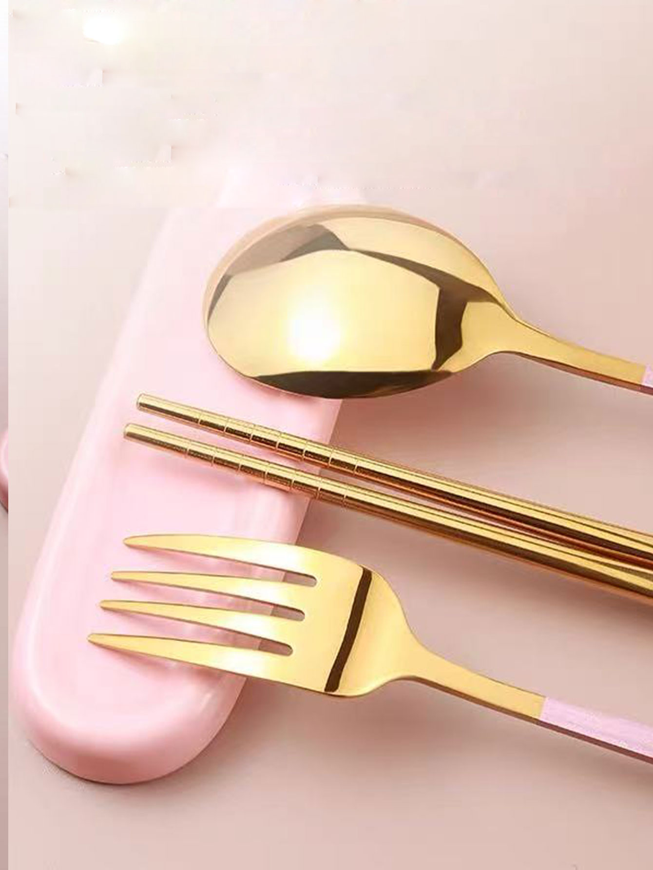 304 스테인리스 스틸 젓가락, 스푼, 포크 세트 휴대 - Weaning Spoon Set 리뷰 및 가격