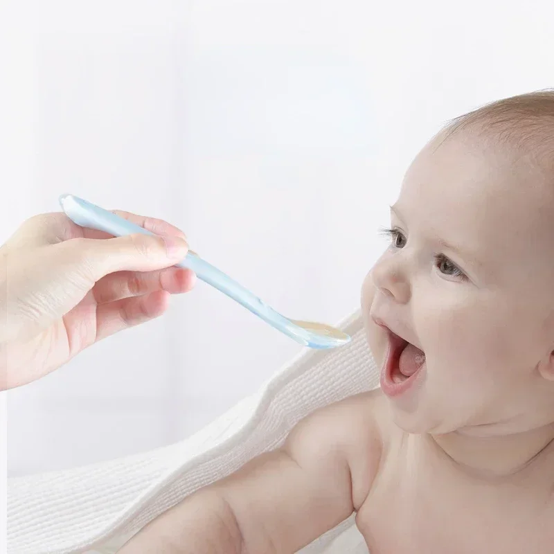 부드러운 실리콘 아기 숟가락 유아 보완 식품 먹이 훈련 - Baby Food Feeder 리뷰 및 가격