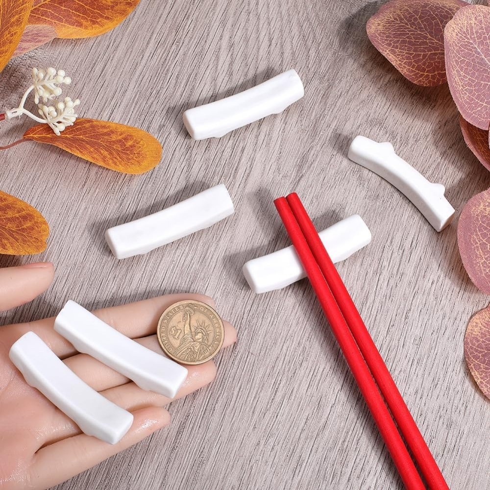 12Pcs 젓가락 나머지 흰색 일본 도자기 젓가락 홀더 - Weaning Spoon Set 리뷰 및 가격