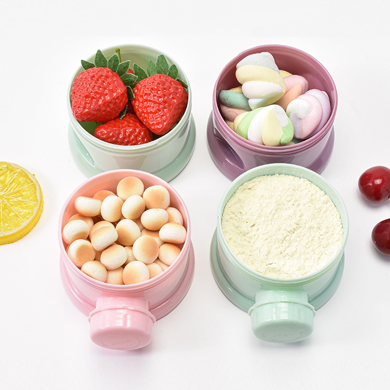 저장 3/4 계층 휴대용 식품 용기 분말 우유 분말 카 - Puree Baby Food 리뷰 및 가격