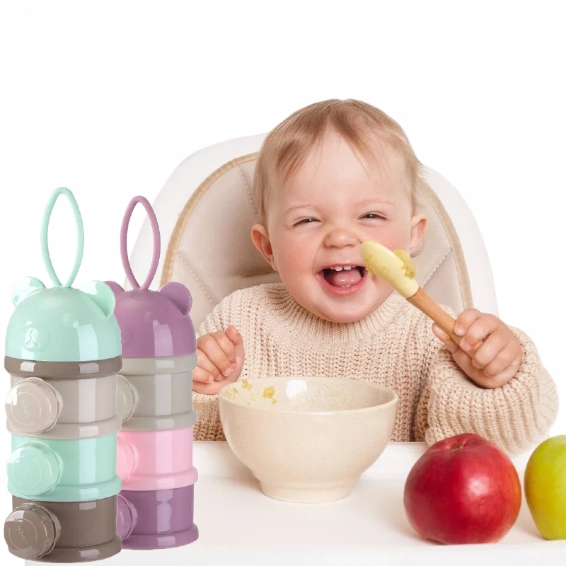 3/4 레이어 아기 휴대용 이유식 보관 상자 다중 개방 - Puree Baby Food 리뷰 및 가격