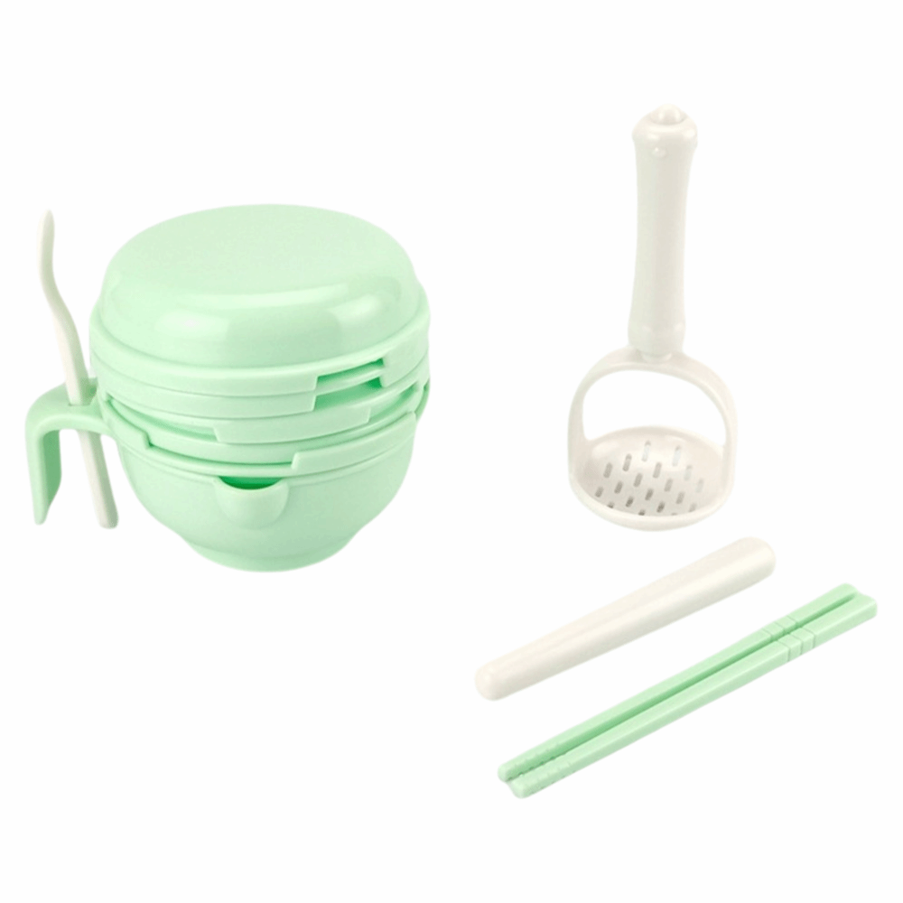 단색 아기 음식 분쇄기 다기능 사용이 쉬운 수동 분쇄기 - Puree Baby Food 리뷰 및 가격