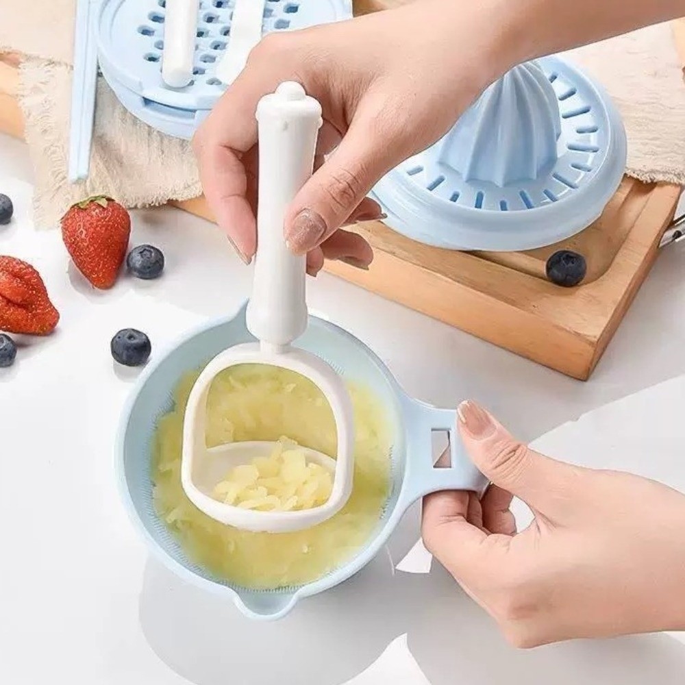 단색 아기 음식 분쇄기 다기능 사용이 쉬운 수동 분쇄기 - Puree Baby Food 리뷰 및 가격